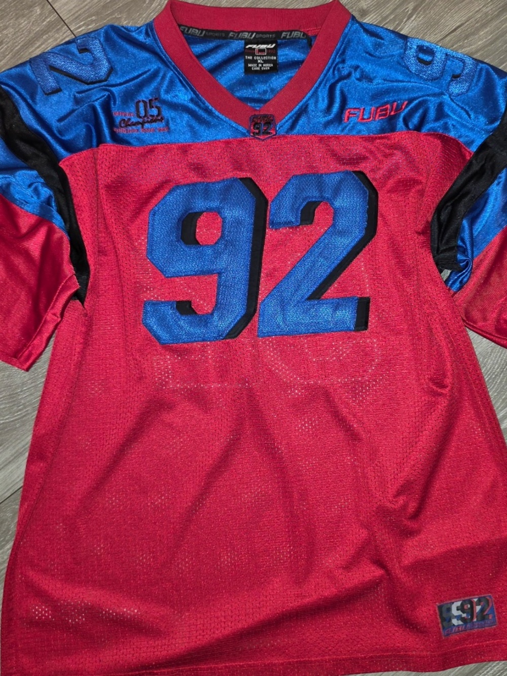 Vintage FUBU "The collection" Mesh Football Jersey MENS